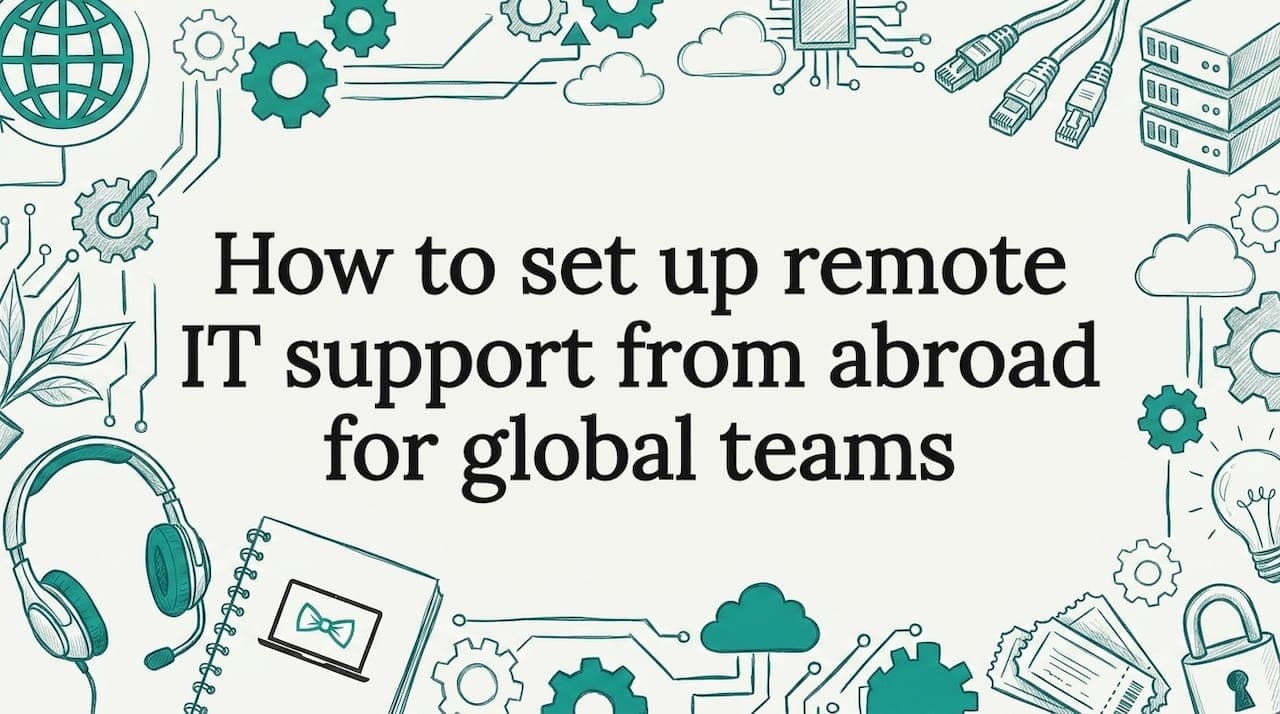 How to set up remote IT support from abroad for global teams