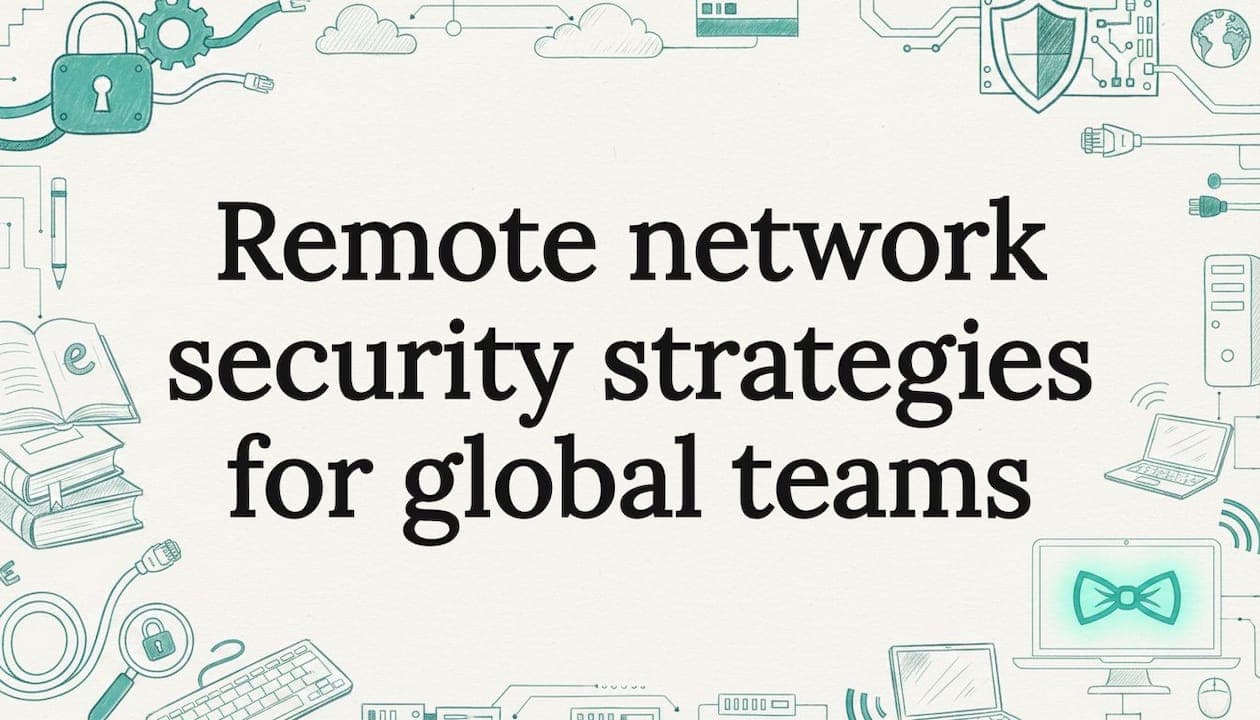 Remote network security strategies for global teams
