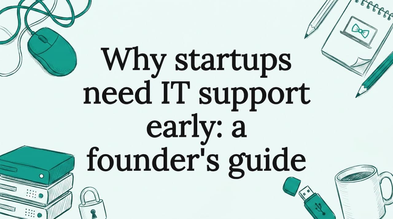 Why startups need IT support early: a founder's guide