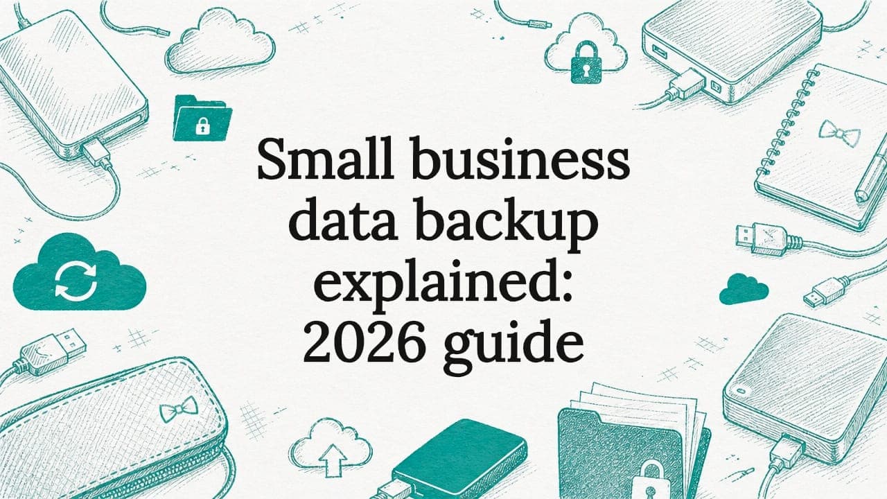 Small business data backup explained: 2026 guide