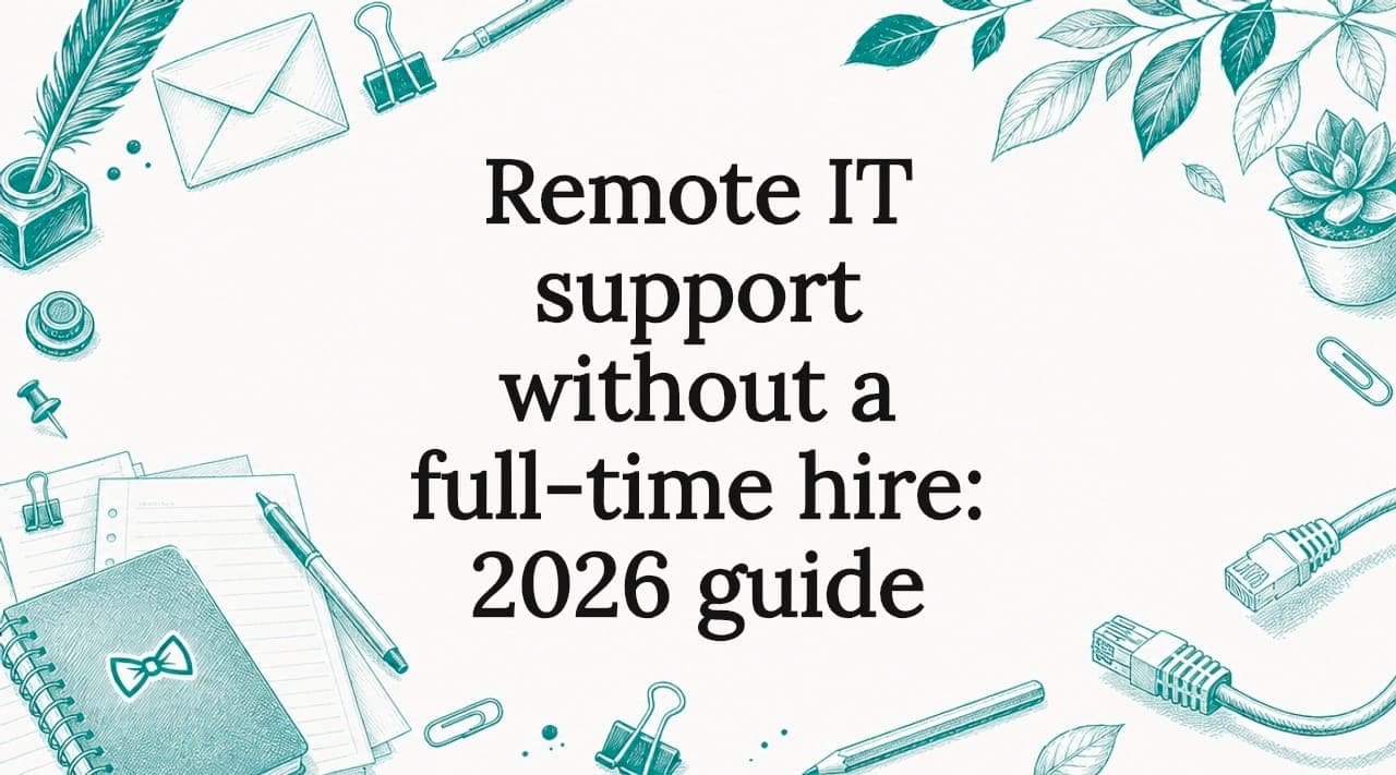 Remote IT support without a full-time hire: 2026 guide