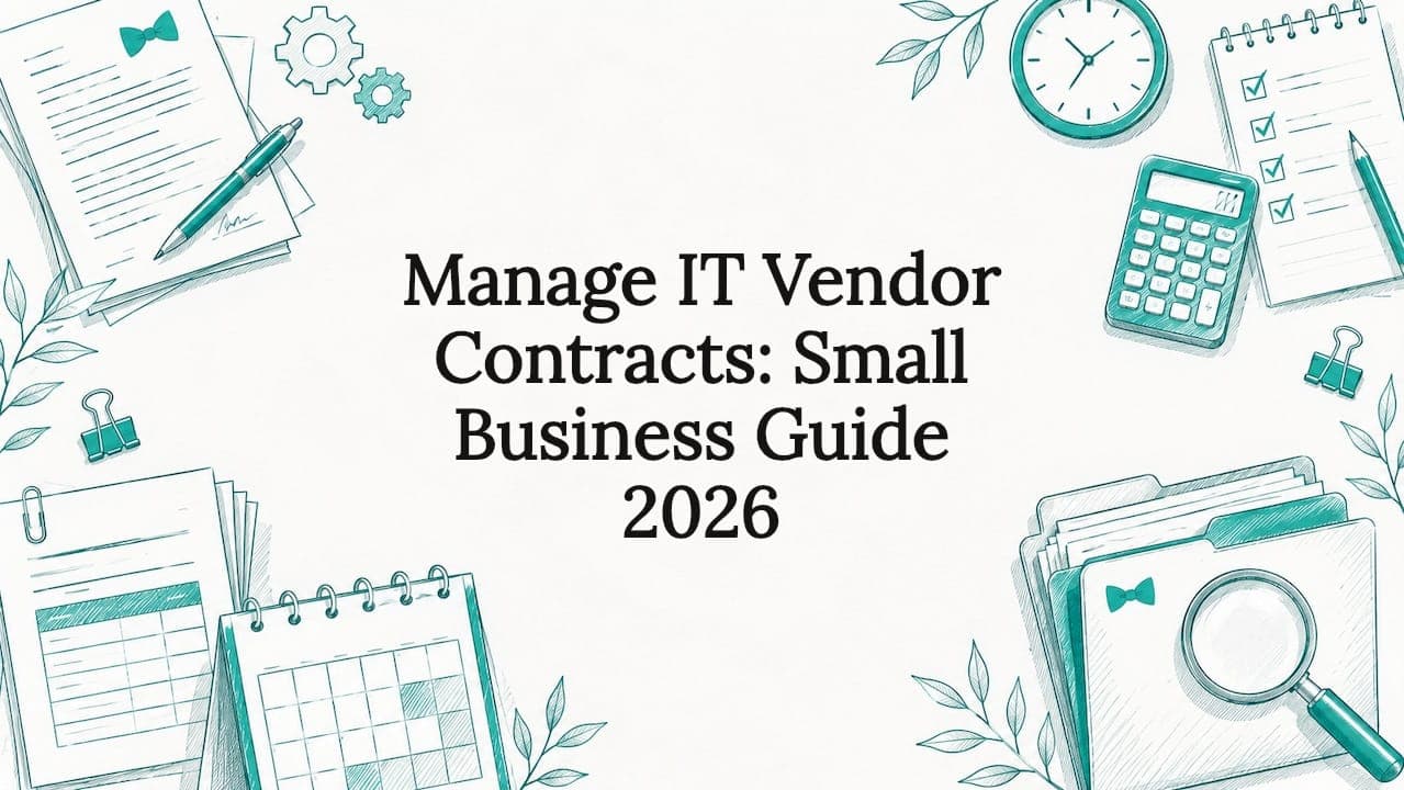 Manage IT vendor contracts: small business guide 2026