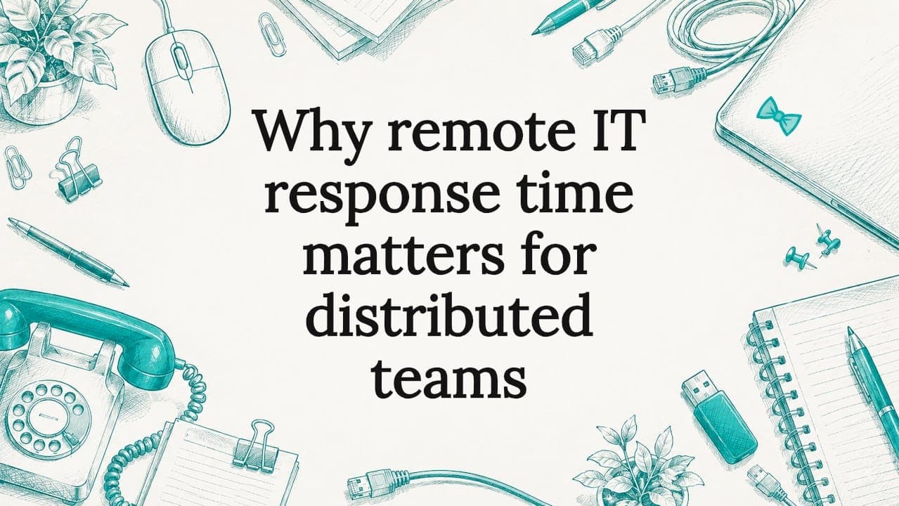 Why remote IT response time matters for distributed teams