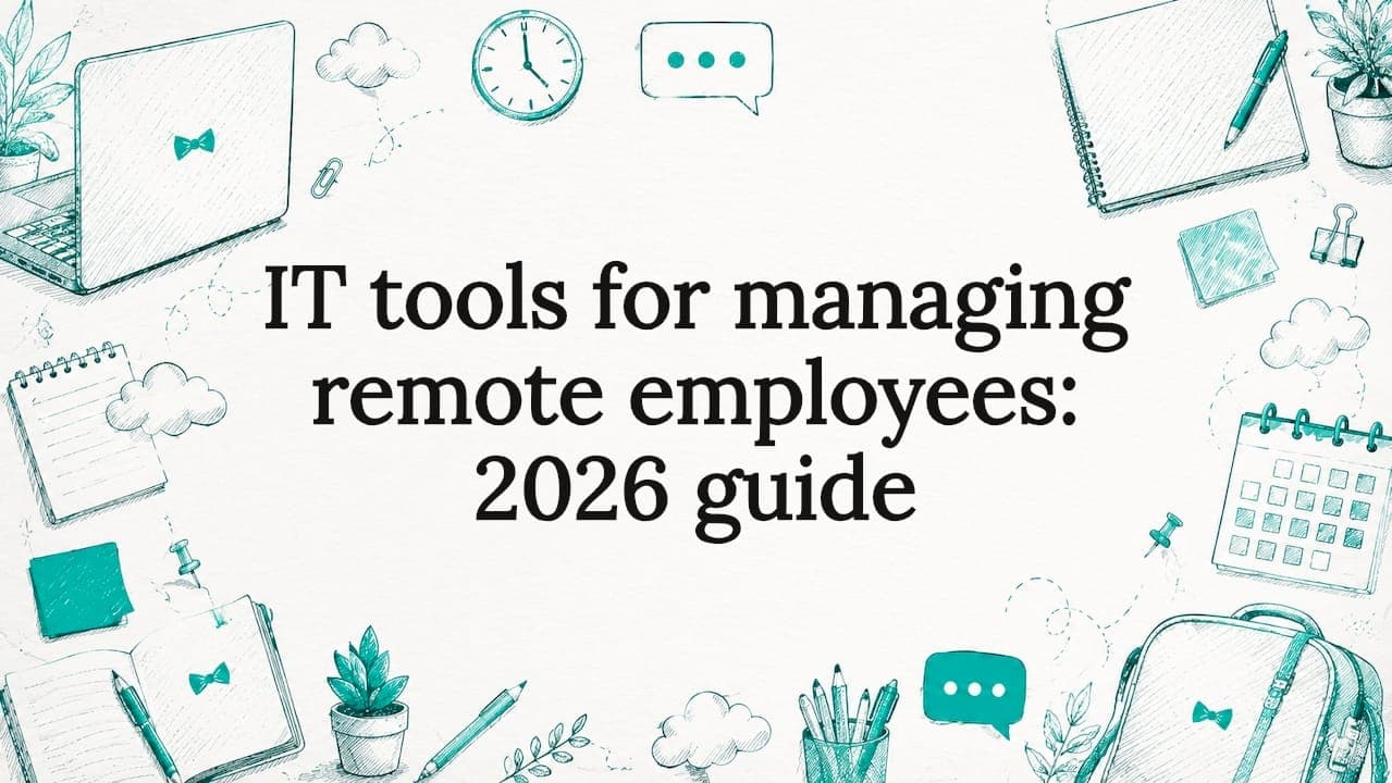 IT tools for managing remote employees: 2026 guide