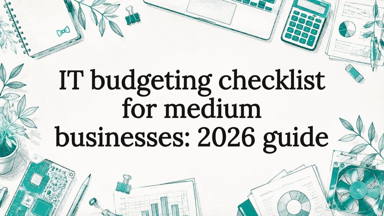 IT budgeting checklist for medium businesses: 2026 guide
