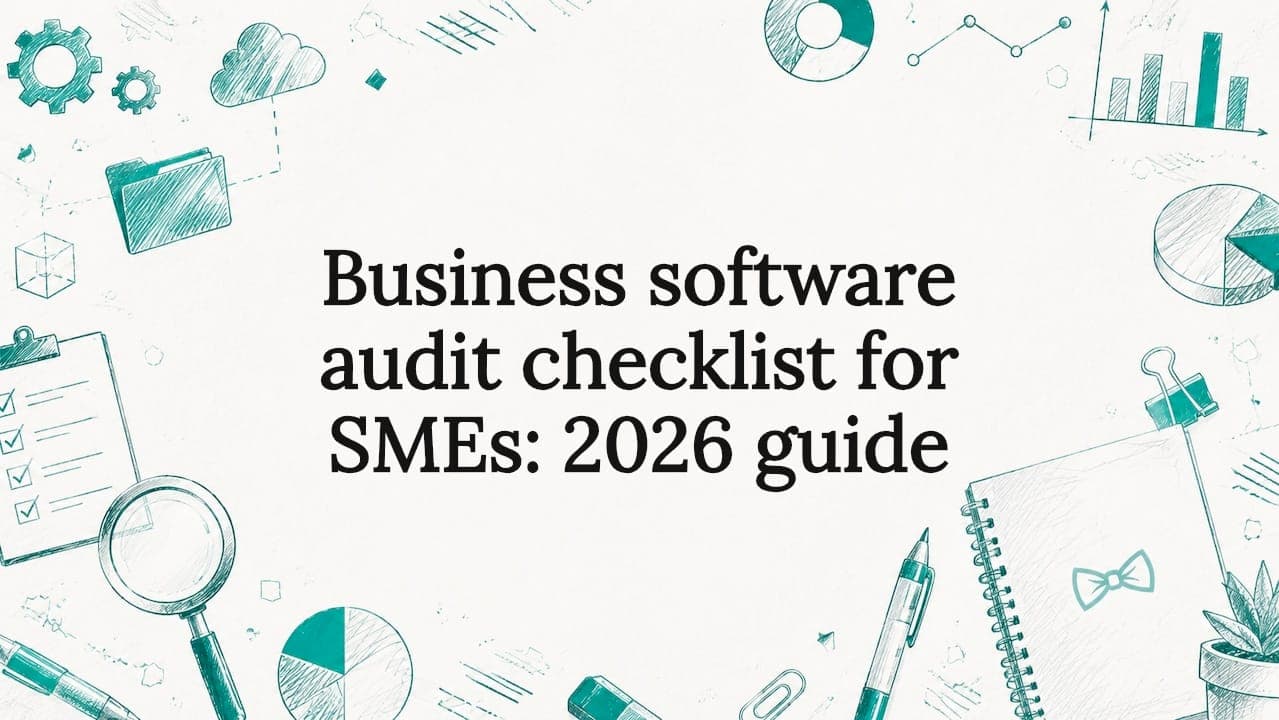 Business software audit checklist for SMEs: 2026 guide