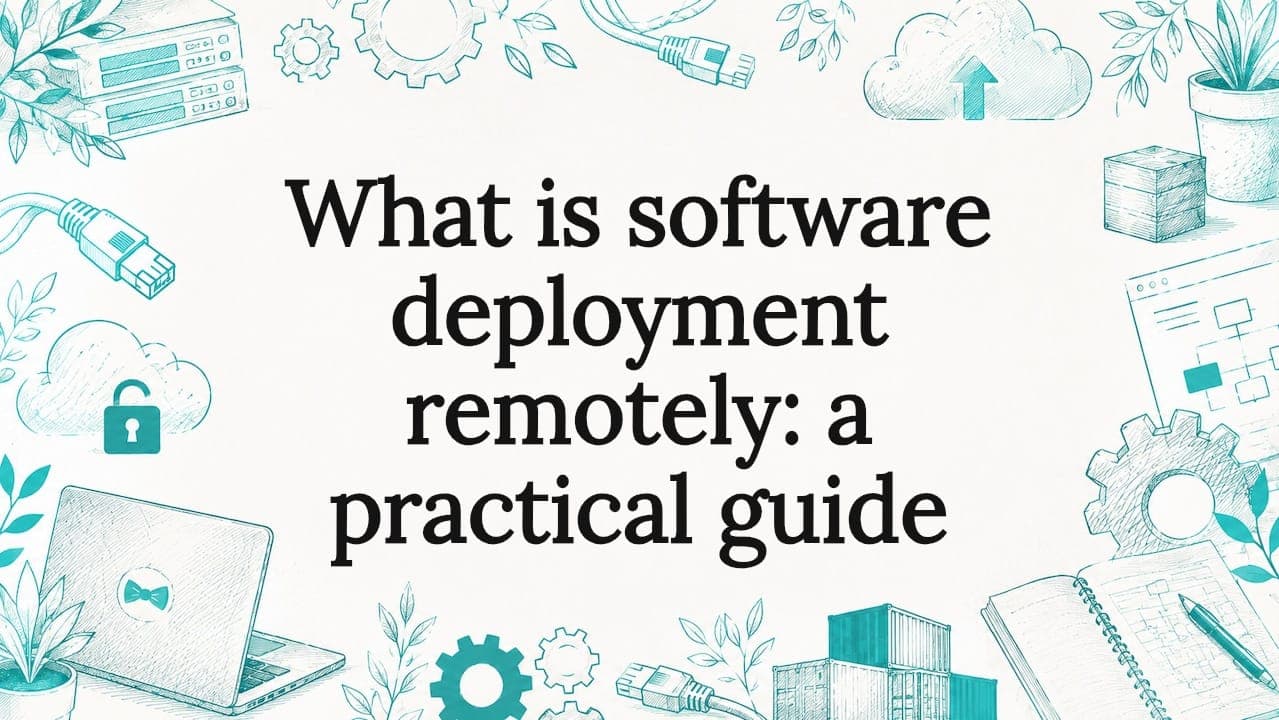 What is software deployment remotely: a practical guide