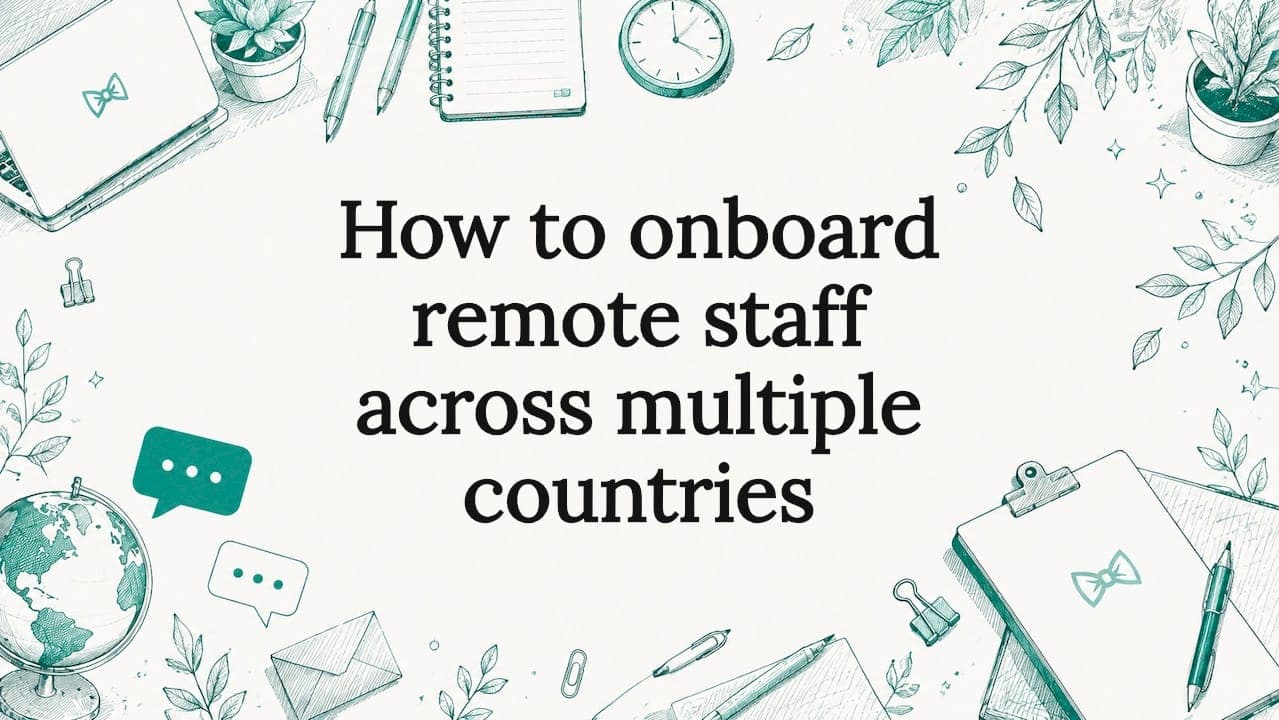 How to onboard remote staff across multiple countries