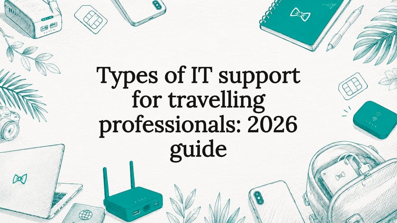 Types of IT support for travelling professionals: 2026 guide