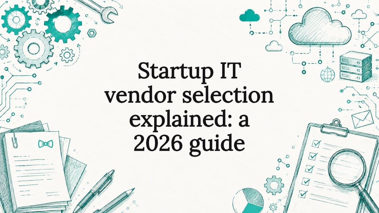 Startup IT vendor selection explained: a 2026 guide