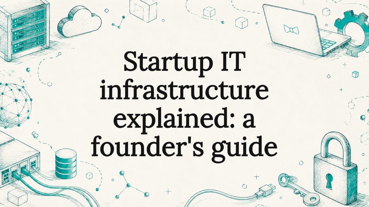 Startup IT infrastructure explained: a founder's guide