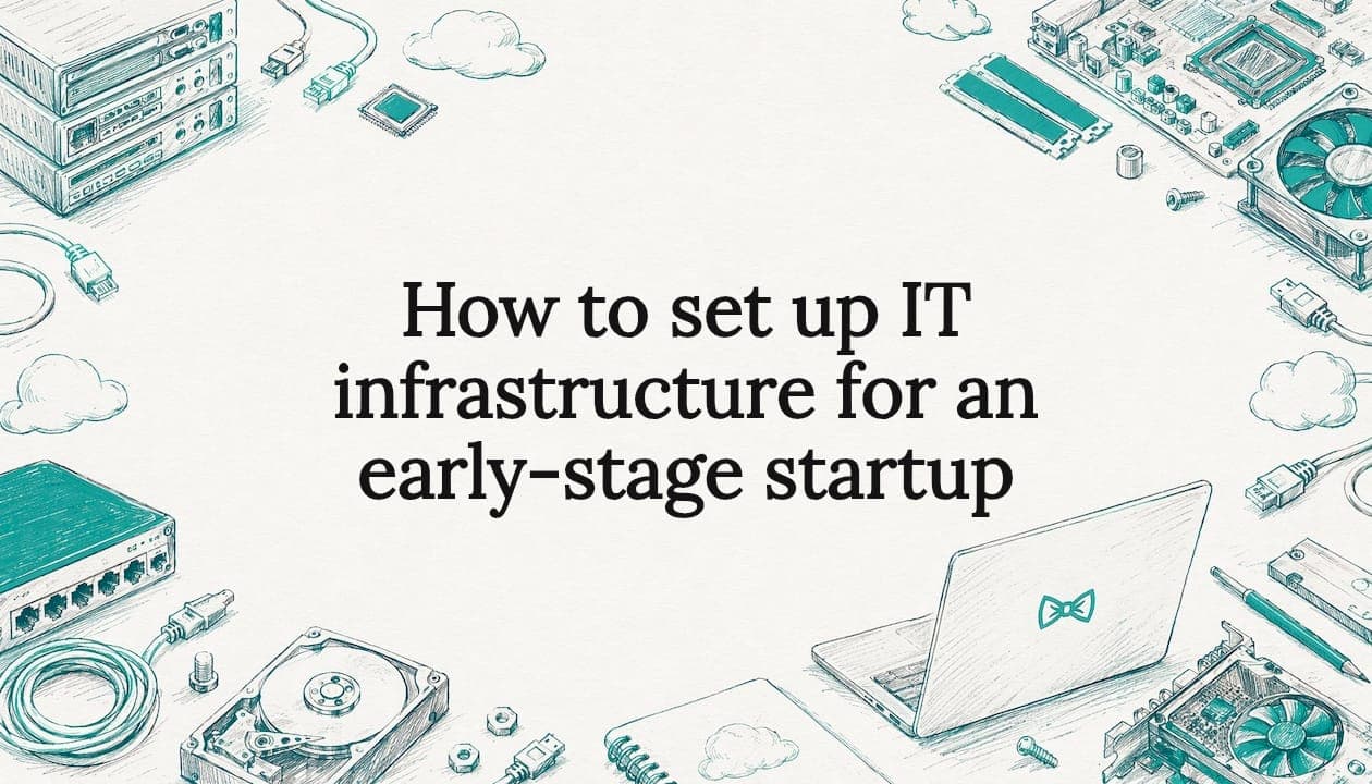 How to set up IT infrastructure for an early-stage startup