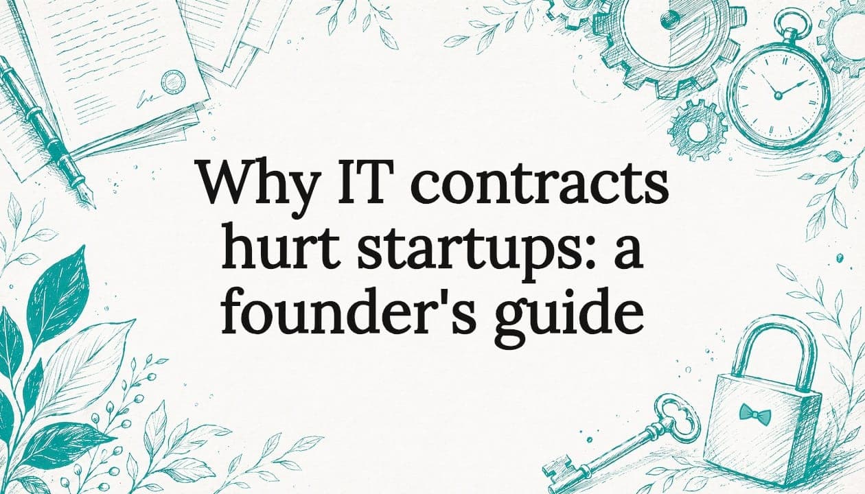 Why IT contracts hurt startups: a founder's guide