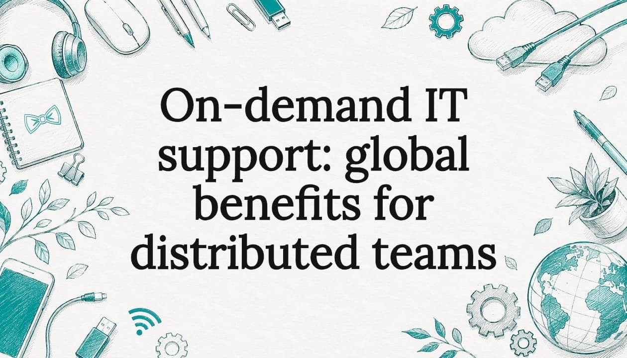 On-demand IT support: global benefits for distributed teams