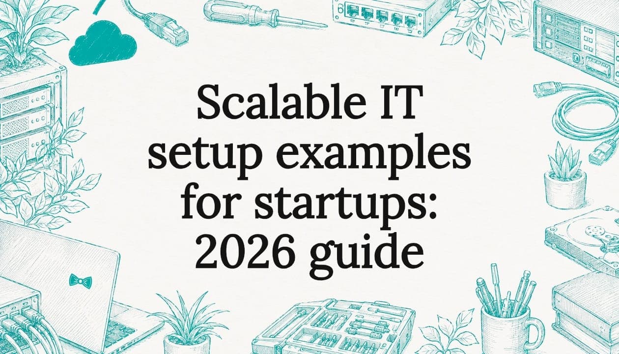 Scalable IT setup examples for startups: 2026 guide