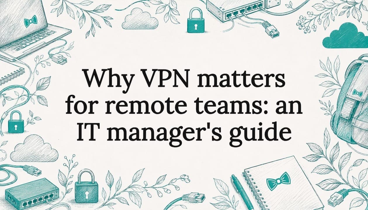 Why VPN matters for remote teams: an IT manager's guide