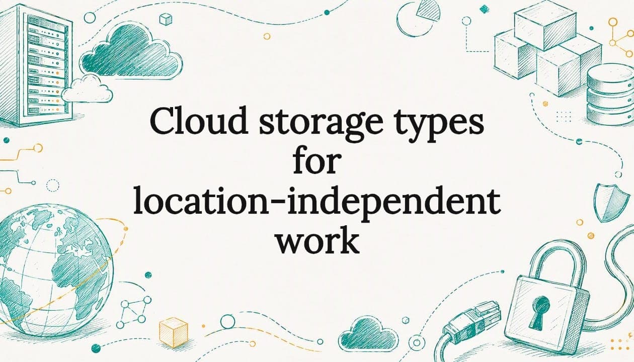 Cloud storage types for location-independent work