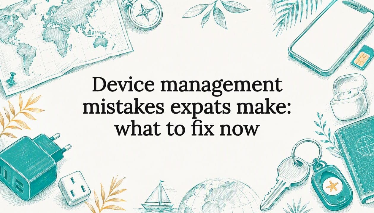 Device management mistakes expats make: what to fix now