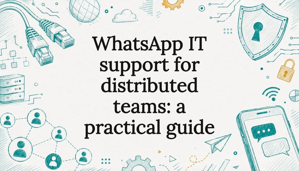 WhatsApp IT support for distributed teams: a practical guide