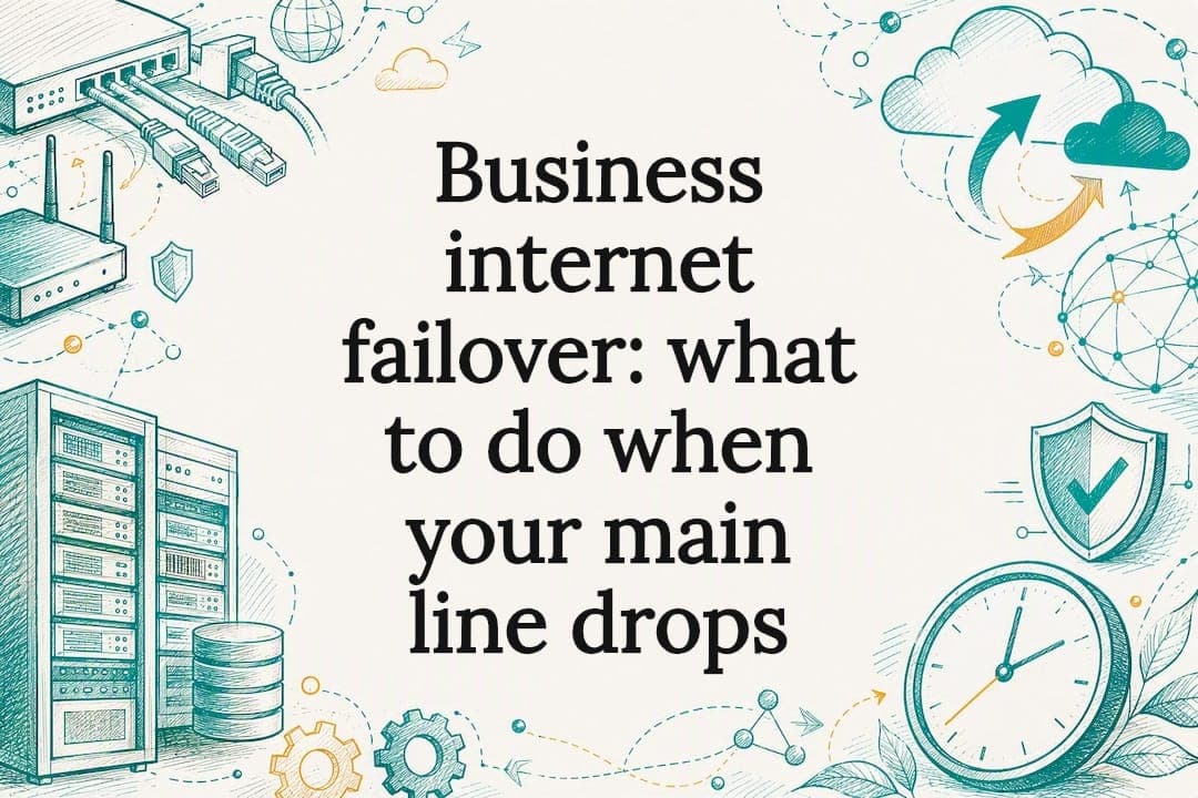 Business internet failover: what to do when your main line drops