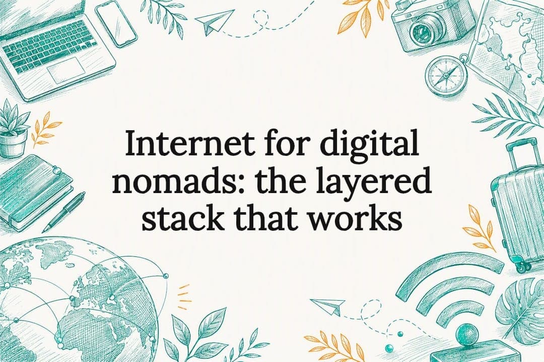 Internet for digital nomads: the layered stack that works