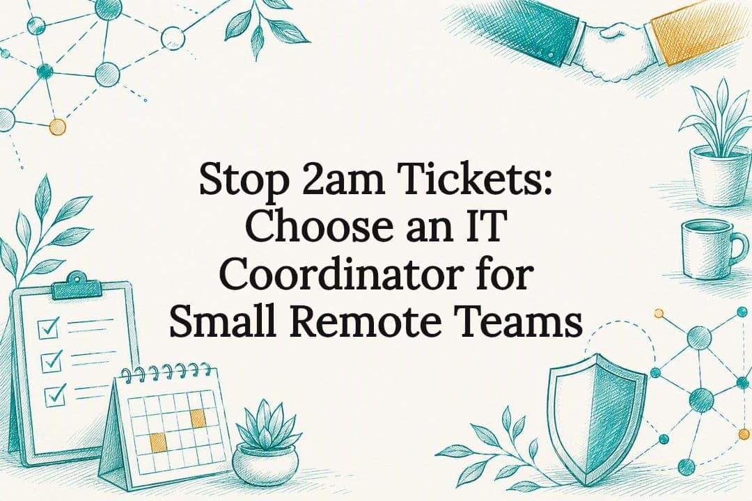 Stop 2am Tickets: Choose an IT Coordinator for Small Remote Teams